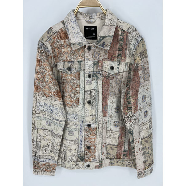 Artisan Patchwork Denim Jacket - Unique Design Masterpiece!
