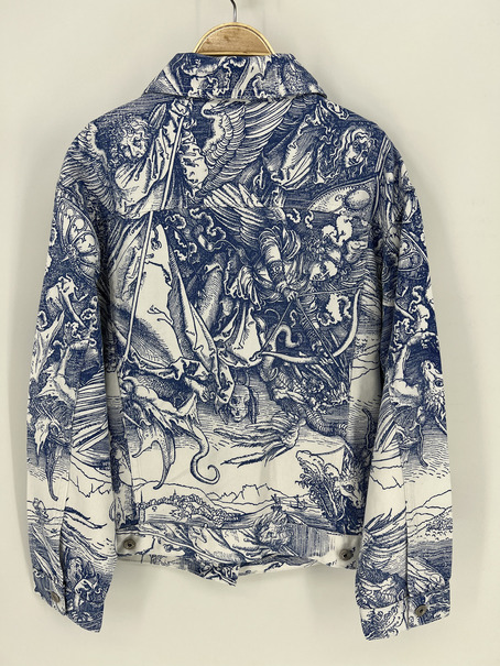 Artisan Patchwork Denim Jacket - Unique Design Masterpiece! - Image 4